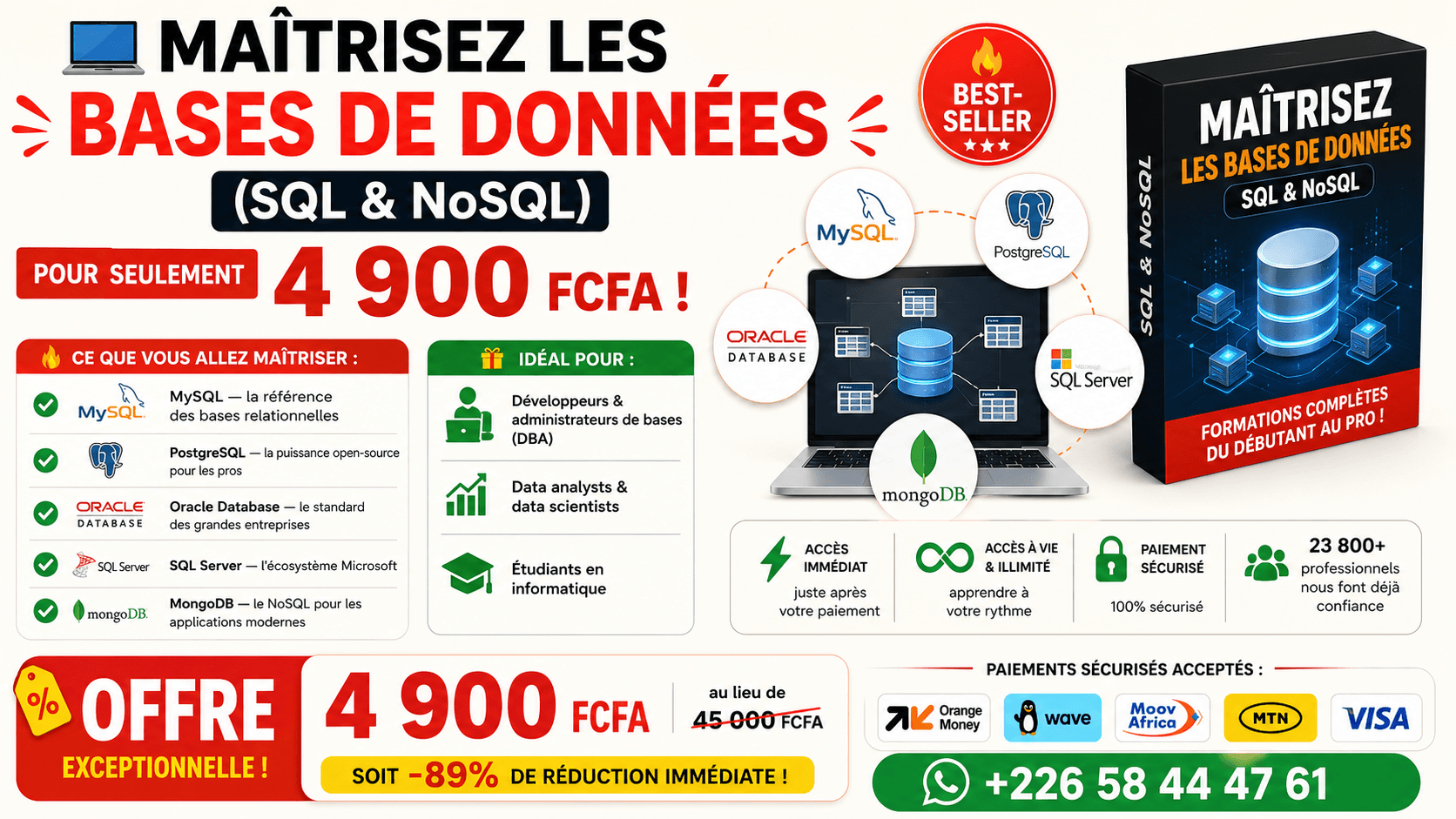 MAÎTRISEZ LES BASES DE DONNÉES (SQL & NoSQL)